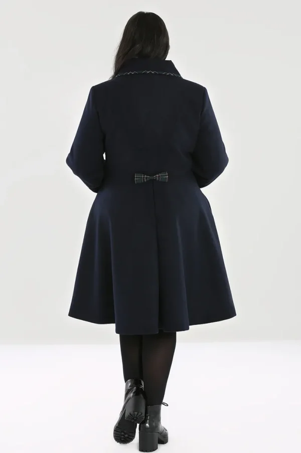 Hell Bunny Coats & Jackets | Coats & Jackets>Tiddlywinks Coat Navy