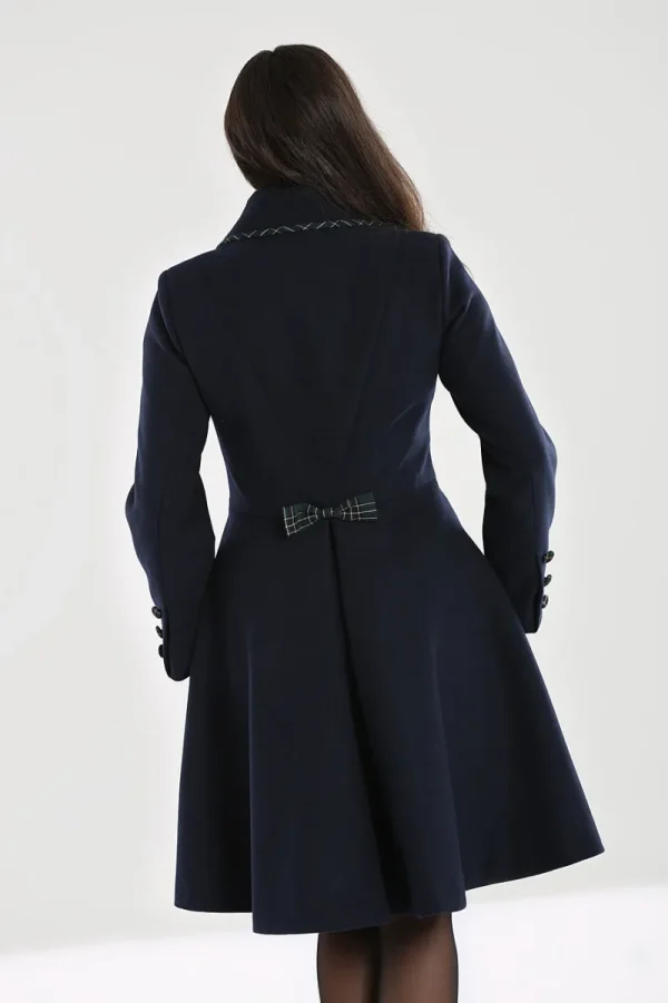 Hell Bunny Coats & Jackets | Coats & Jackets>Tiddlywinks Coat Navy