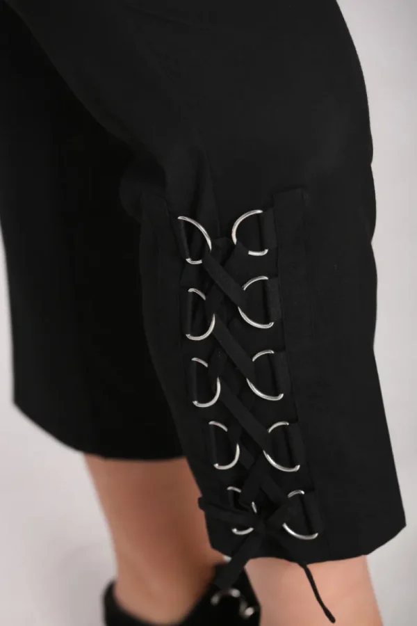 Hell Bunny Trousers & Shorts | Trousers & Shorts>Tifa Trousers Black