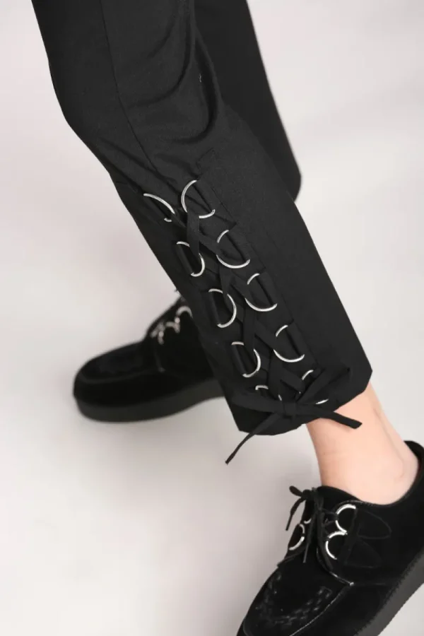 Hell Bunny Trousers & Shorts | Trousers & Shorts>Tifa Trousers Black