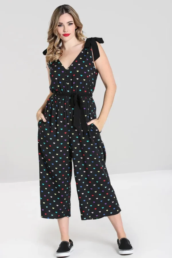 Hell Bunny Jumpsuits & Playsuits | Jumpsuits & Playsuits>True Love Jumpsuit Black