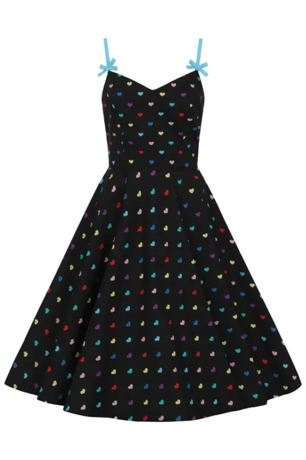 Hell Bunny Dresses | Dresses>True Love Mid Dress Black