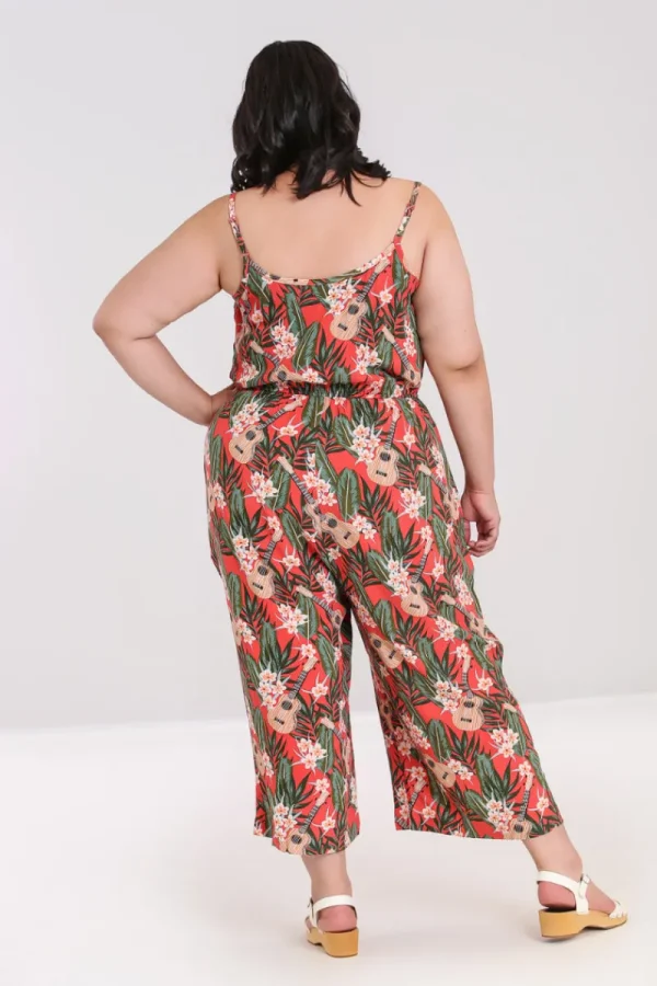 Hell Bunny Jumpsuits & Playsuits | Jumpsuits & Playsuits>Ukulele Jumpsuit Orange