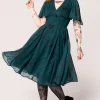 Hell Bunny Dresses | Midi Dresses>Venom Midi Dress DarkGreen