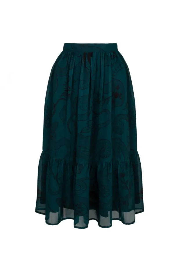 Hell Bunny Skirts | Skirts>Venom Skirt DarkGreen