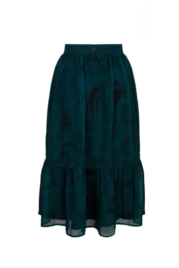 Hell Bunny Skirts | Skirts>Venom Skirt DarkGreen