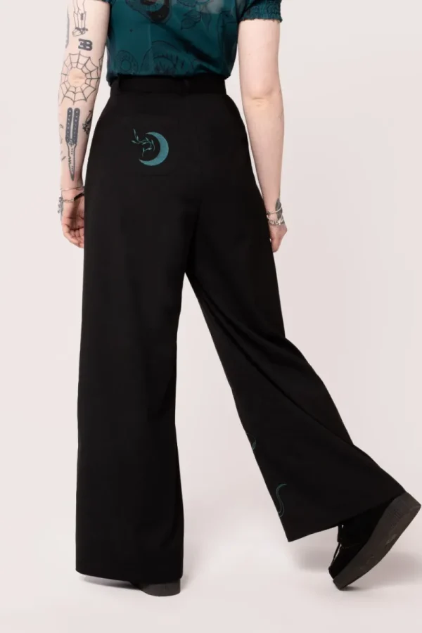 Hell Bunny Trousers & Shorts | Trousers & Shorts>Venom Trousers Black