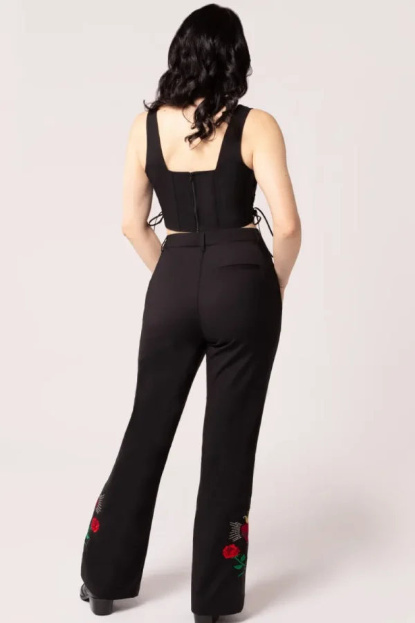 Hell Bunny Trousers & Shorts | Trousers & Shorts>Viva Maria Trousers Black