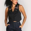 Hell Bunny Tops | Coats & Jackets>Viva Maria Waistcoat Black