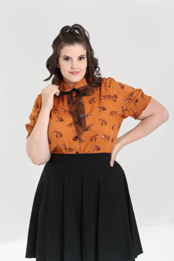 Hell Bunny Tops | Blouses>Vixey Blouse