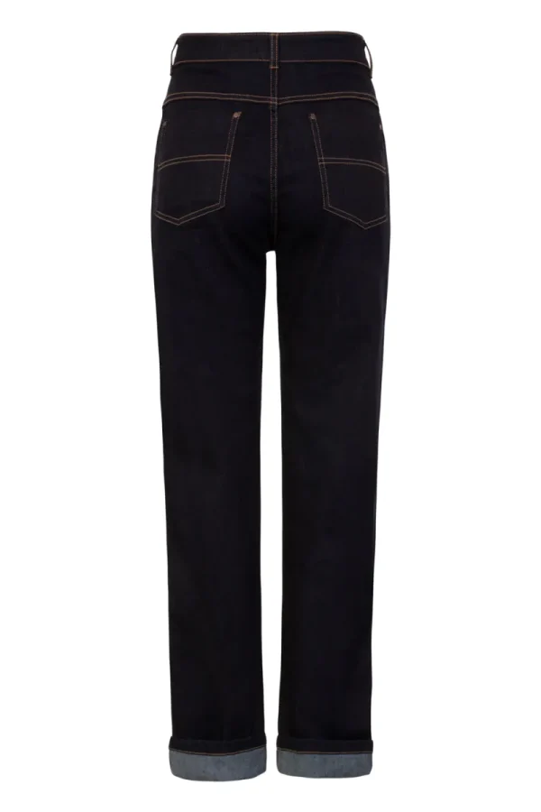 Hell Bunny Trousers & Shorts | Trousers & Shorts>Weston Denim Trousers Navy