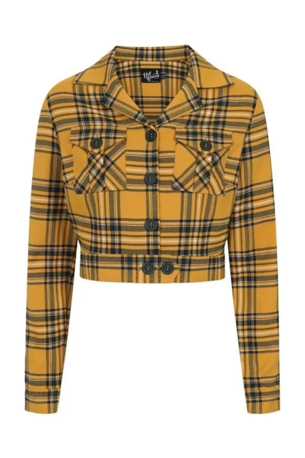 Hell Bunny Coats & Jackets | Coats & Jackets>Wither Jacket Mustard