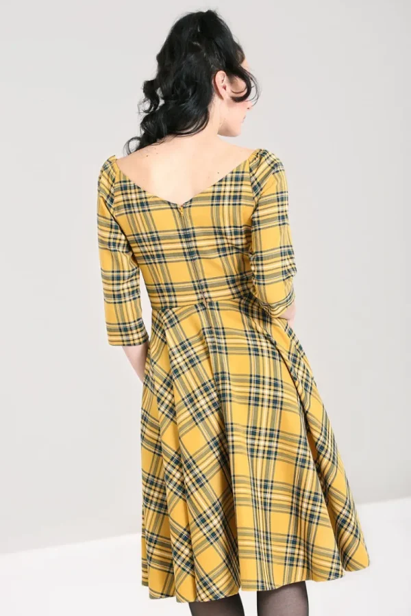 Hell Bunny Dresses | Dresses>Wither 50's Dress Mustard