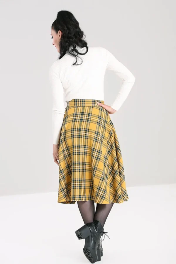 Hell Bunny Skirts | Skirts>Wither Skirt Mustard