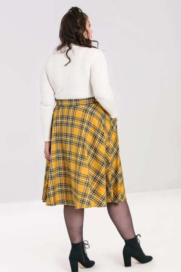 Hell Bunny Skirts | Skirts>Wither Skirt Mustard