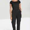 Hell Bunny Trousers & Shorts | Trousers & Shorts>Wolfie Dungarees Black