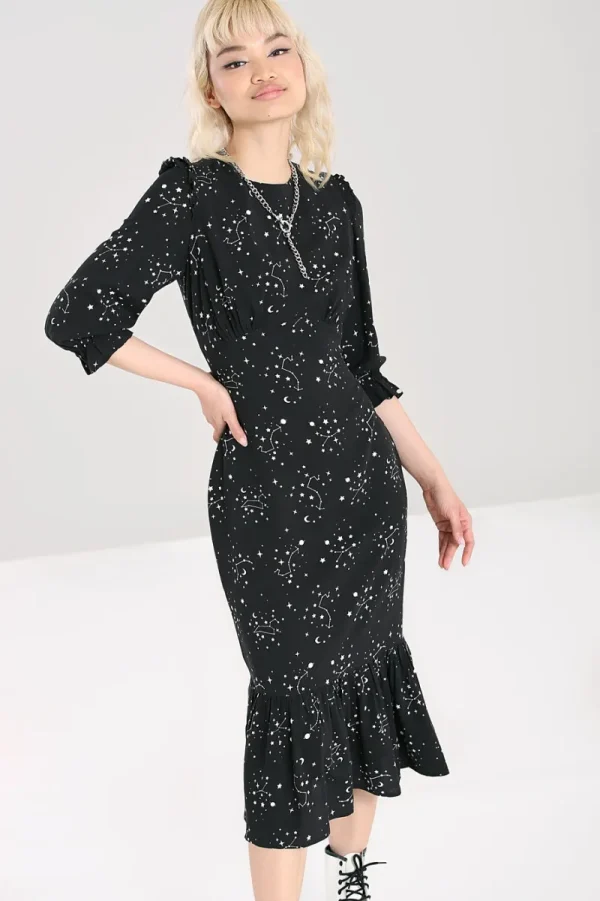 Hell Bunny Dresses | Dresses>Zodiac Maxi Dress Black