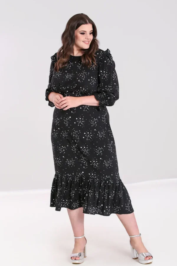 Hell Bunny Dresses | Dresses>Zodiac Maxi Dress Black