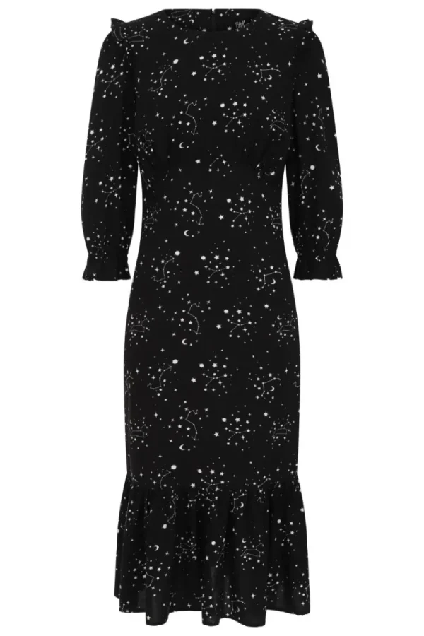 Hell Bunny Dresses | Dresses>Zodiac Maxi Dress Black