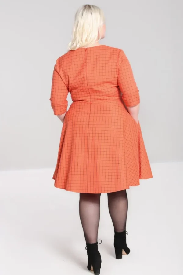 Hell Bunny Dresses | Dresses>Zora Mid Dress Orange