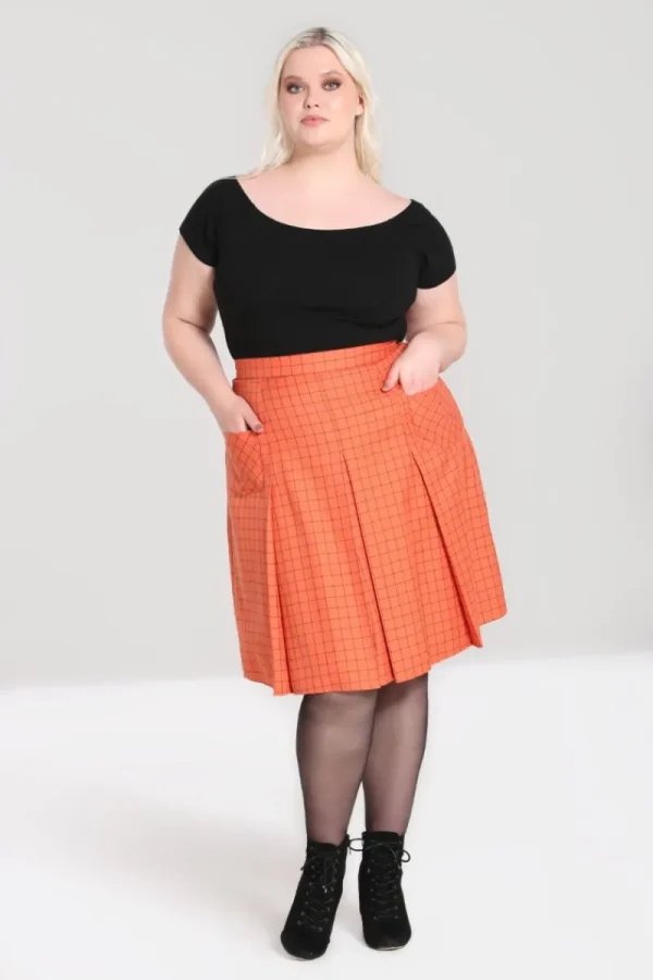 Hell Bunny Skirts | Skirts>Zora Skirt Orange