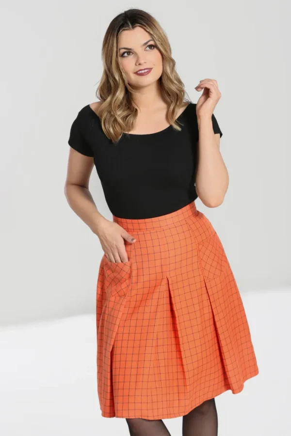 Hell Bunny Skirts | Skirts>Zora Skirt Orange