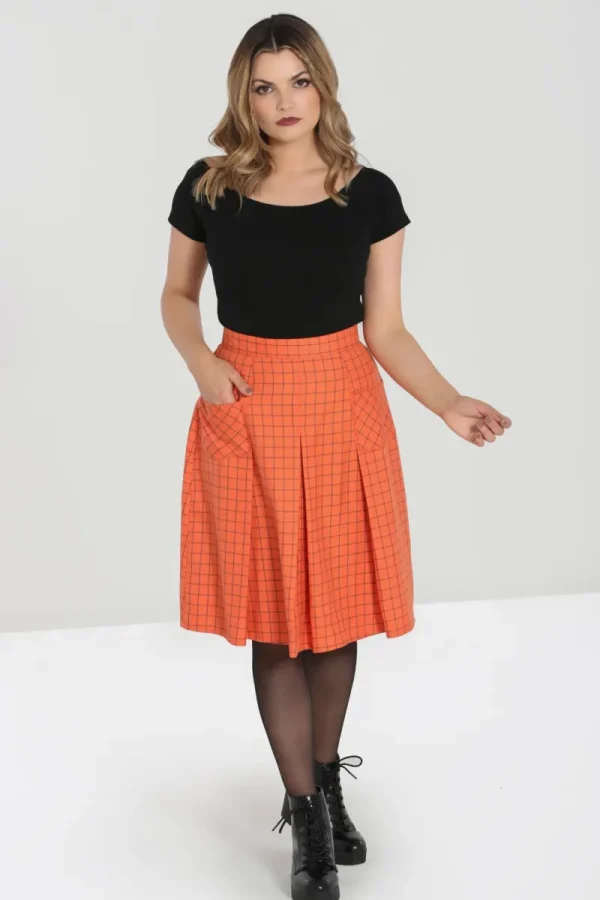 Hell Bunny Skirts | Skirts>Zora Skirt Orange