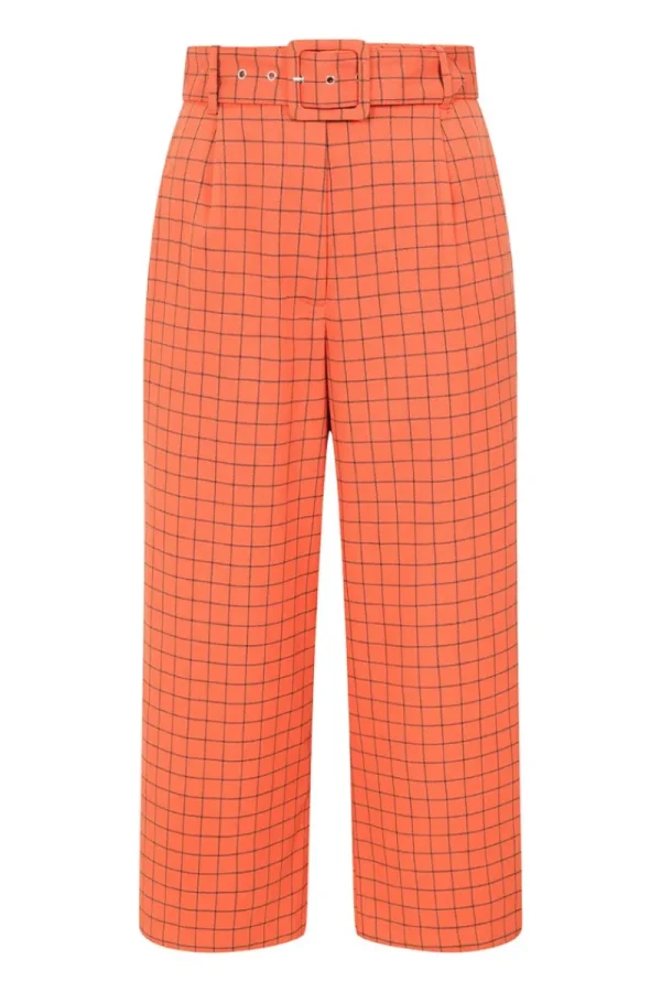 Hell Bunny Trousers & Shorts | Trousers & Shorts>Zora Trousers Orange